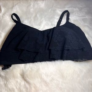 Torrid Black Lace Bikini Top Size 4